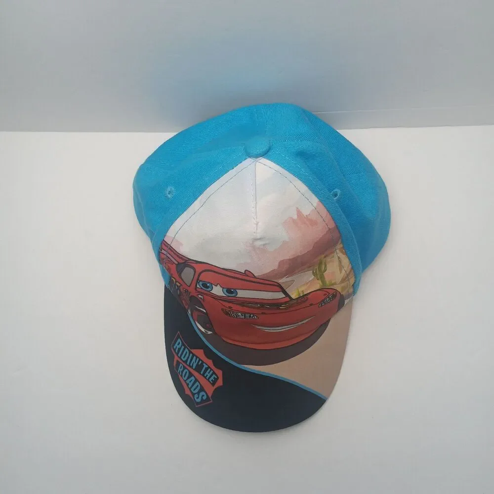 Disney Pixar Cars Lightning McQueen Ridin' The Roads Toddlers 100% Cotton Hat